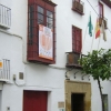 Pancarta en Casa Cervantes