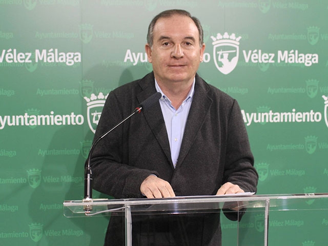 El alcalde de Vélez Málaga Francisco Delgado Bonilla
