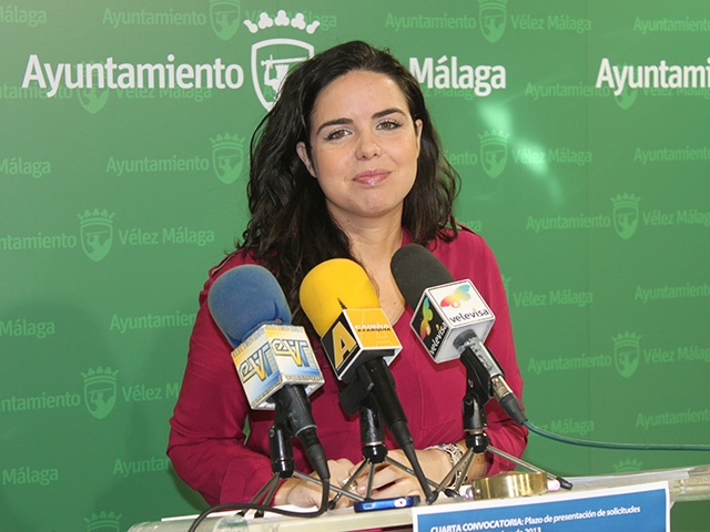 La concejala Lourdes Piña, en rueda de prensa