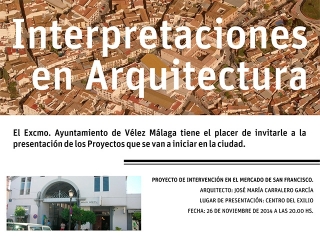 El Ayuntamiento organiza un evento para explicar sus proyectos en el centro histórico de Vélez Málaga